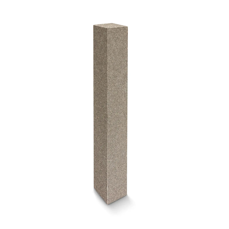 Granitstolpe, 1700x300x300, Flammad, Bohus grå