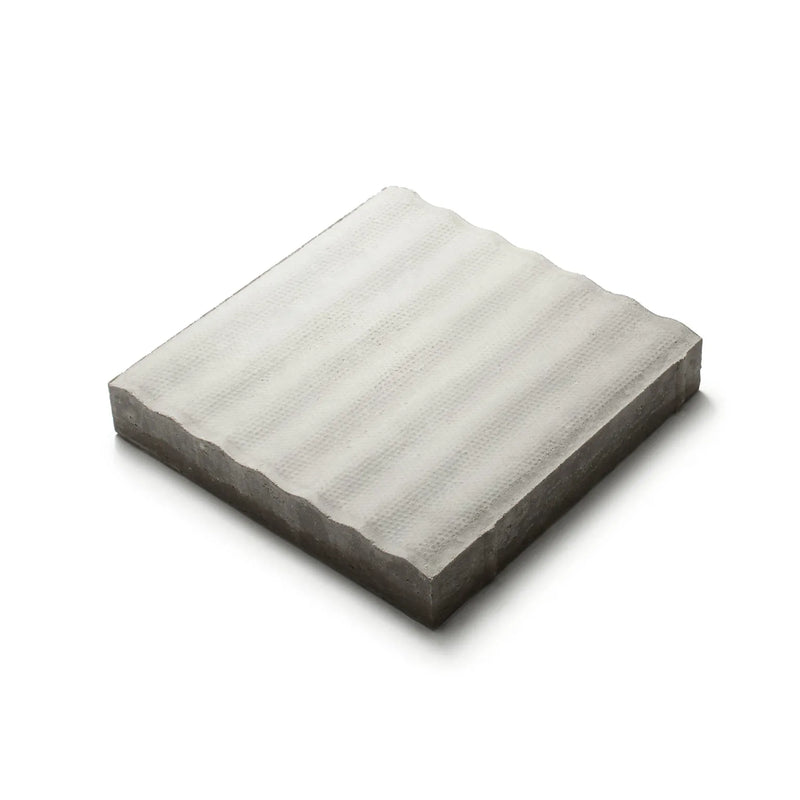 Superplattan® sinus 350x350x60-65, Naturgrå