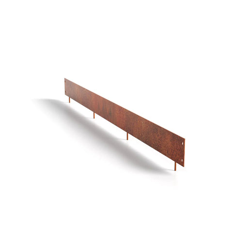 Kantstöd corten, 1,5 m