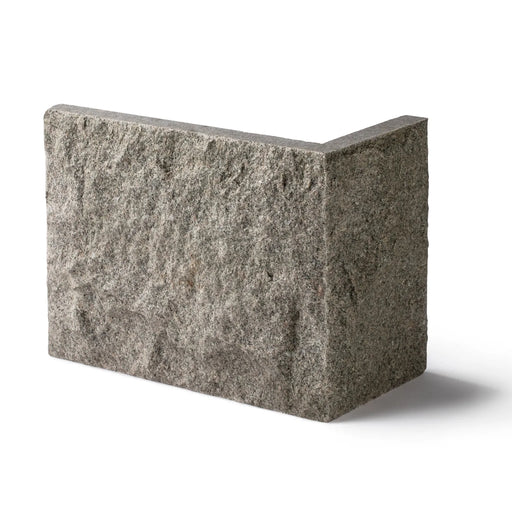 Murbeklädnad Bohus grå, hörn, råkilad front, 200-400x300x30