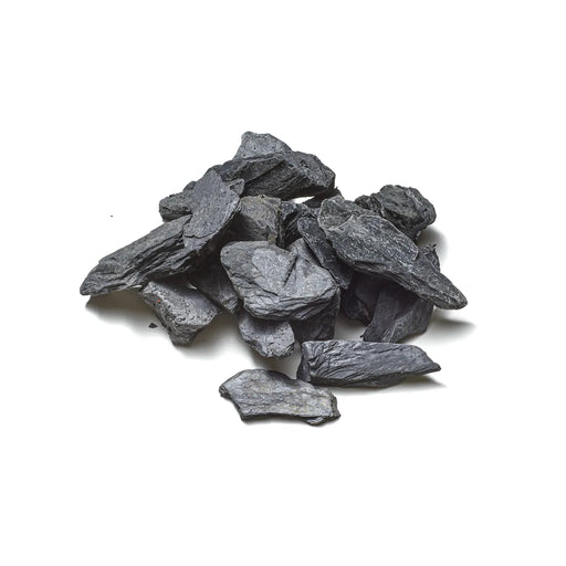 Dekorskiffer svart, tumlad kross, fraktion 25-45, 20 kg säck