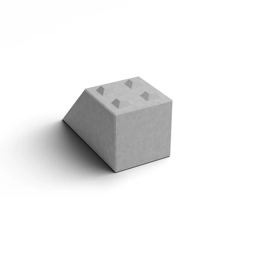 Flexiblock Hel, 45°, Naturgrå