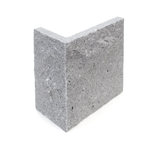 Murbeklädnad Porto grå, hörn, råkilad front, 300/150x30-50x30